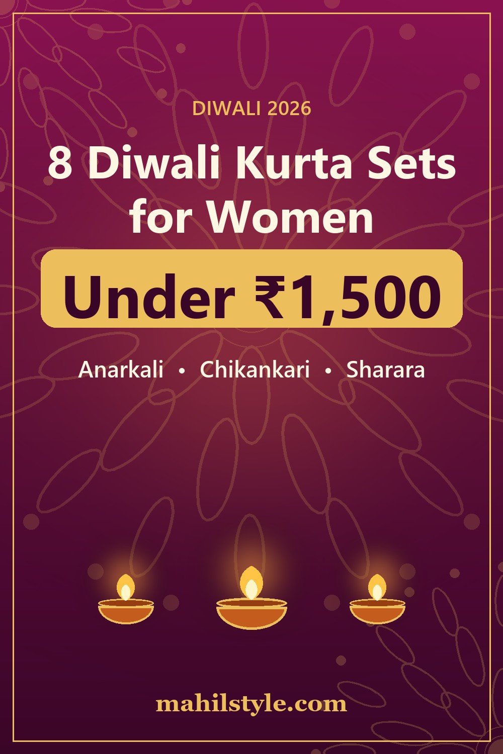 8 Diwali Kurta Sets for Women Under ₹1,500 (2026) 8 Diwali kurta sets for women under ₹1,500 - Mahil Style