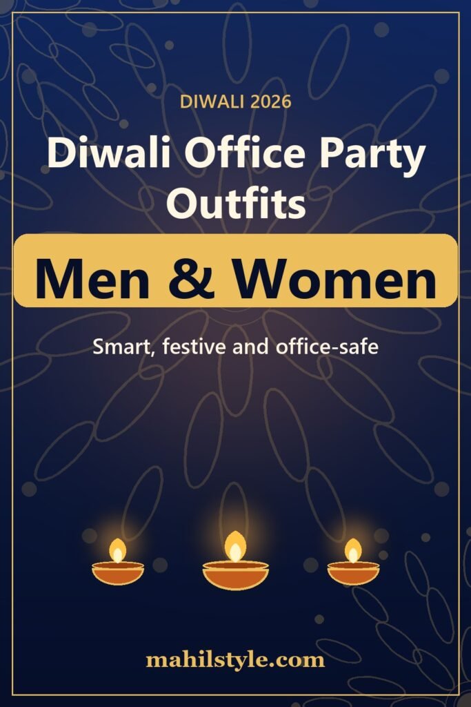 Diwali office party outfit ideas for men and women - Mahil Style